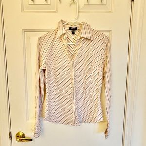 Express stretch button down - size 8